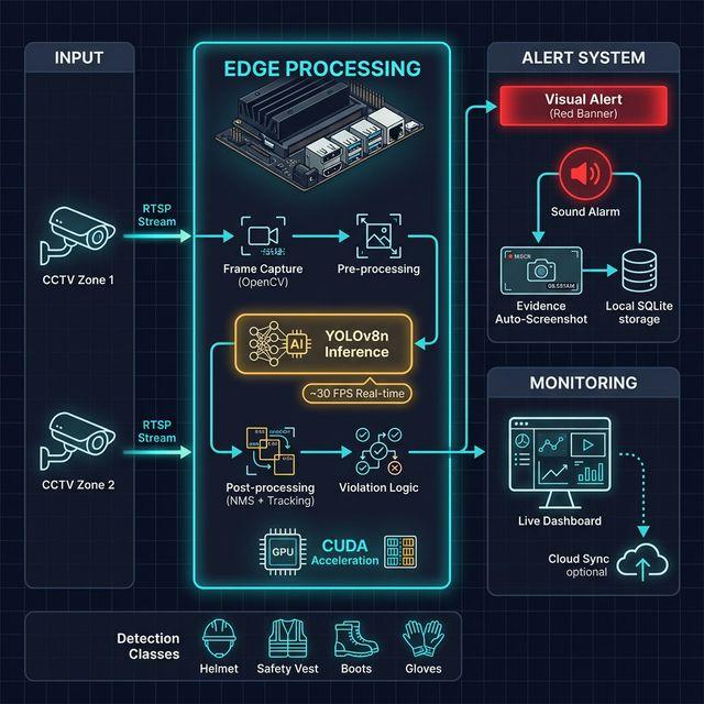 Real-time APD (PPE) Detection on Edge Devices